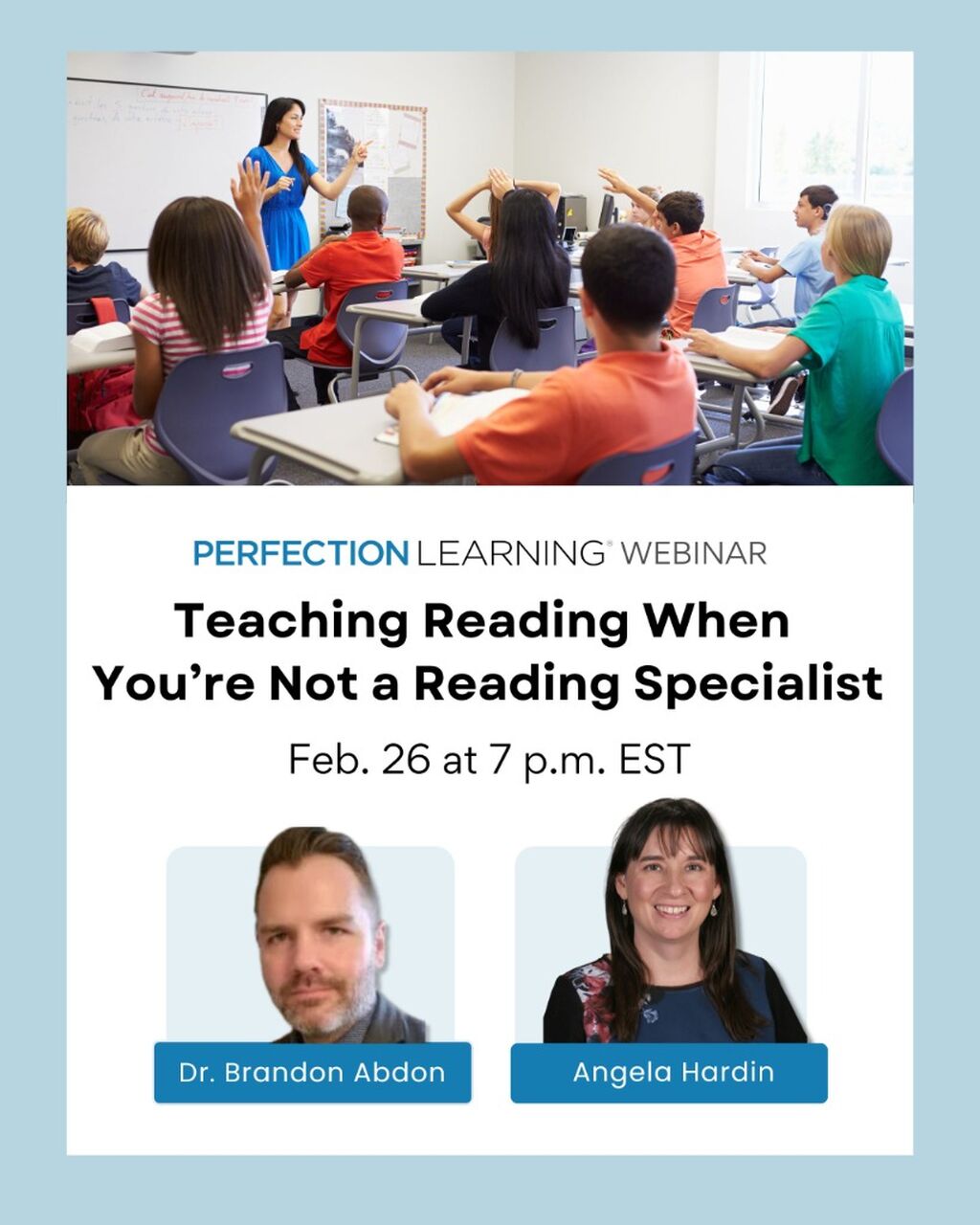 Teaching Reading When You're Not a Reading Specialist Webinar Registration