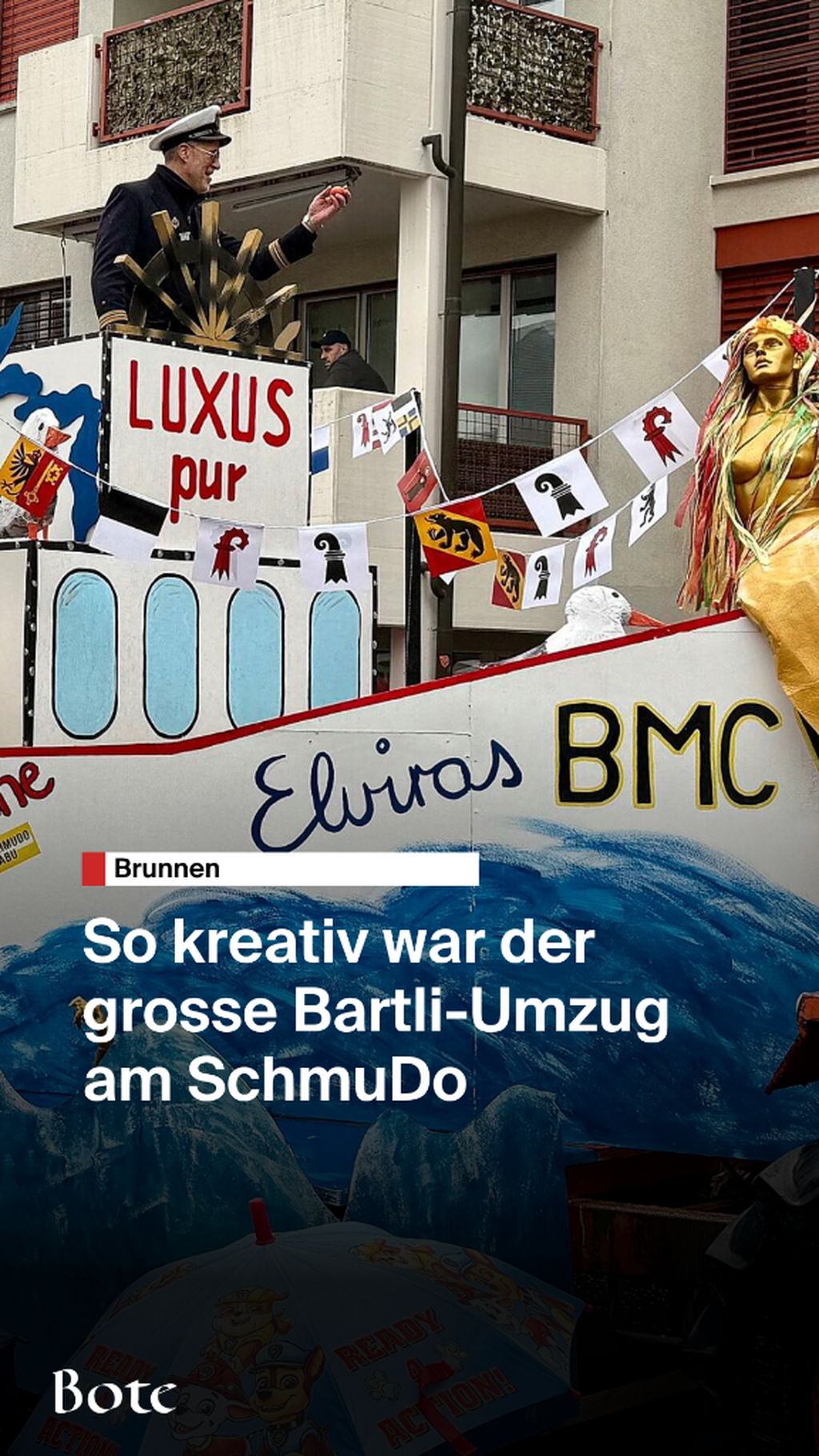 Bartli Umzug SchmuDo Brunnen