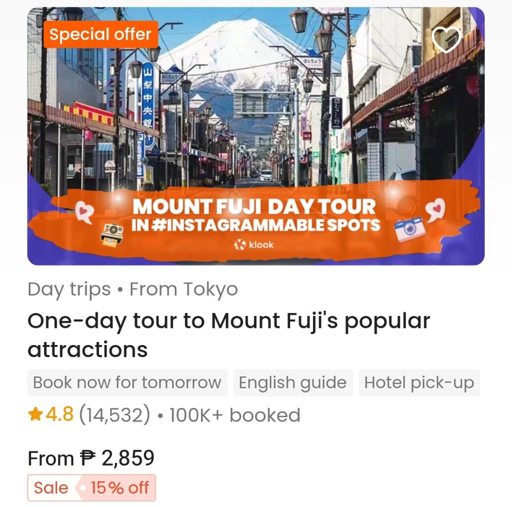 Mt. Fuji Instagrammable Tour