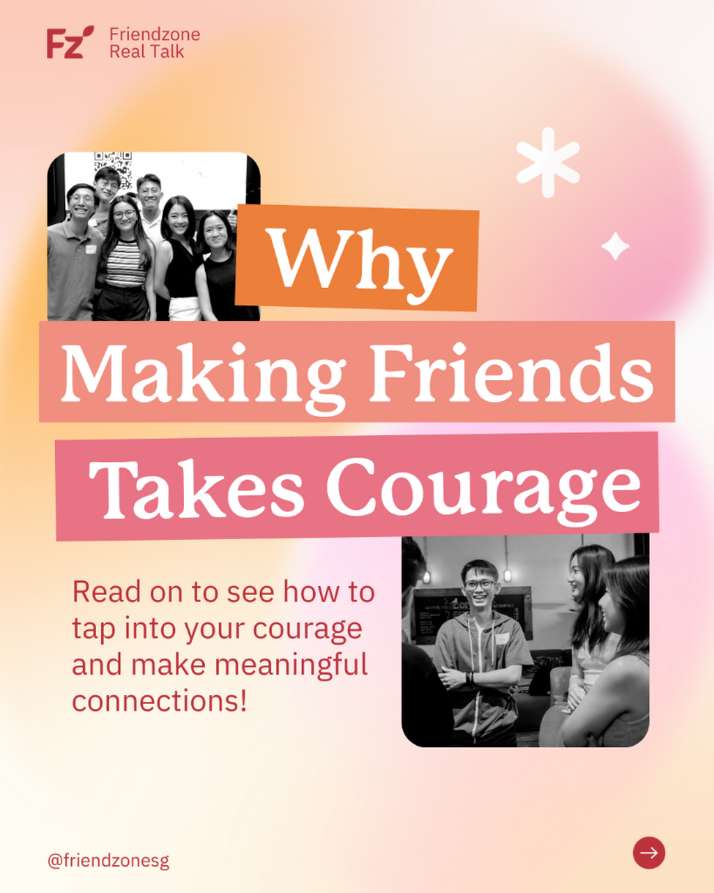 Blogpost: Why Making Friends Takes Courage