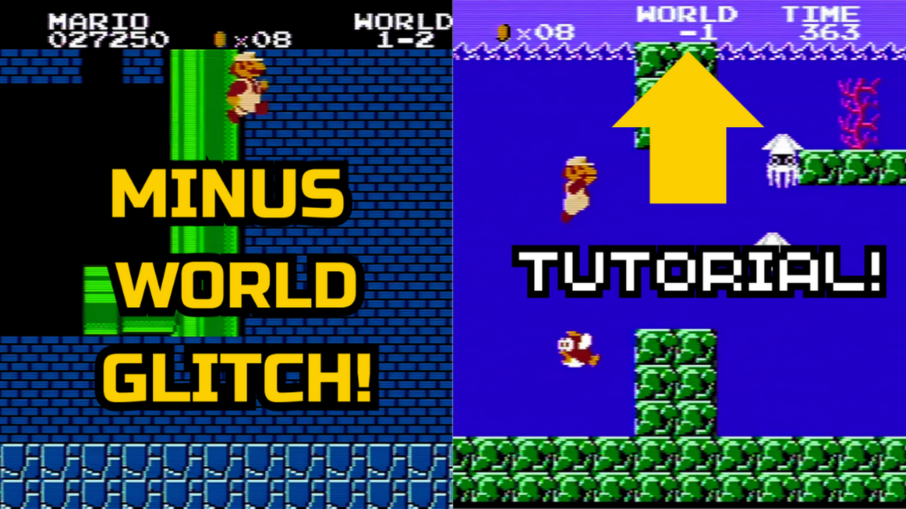 How to Do the Minus World Glitch in Super Mario Bros. &ndash; Step-by-Step Tutorial 🍄🎮