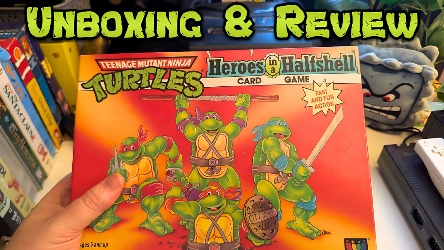 Vintage TMNT Card Game Unboxing & Review! | Heroes in a Half Shell (1990)