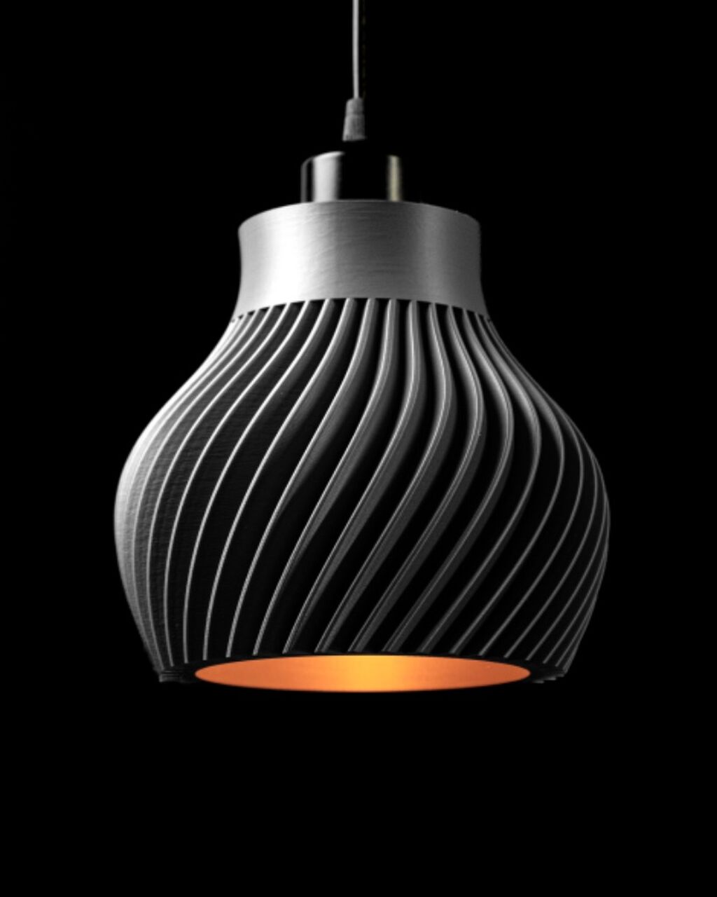 Ridged Pendant Lamp