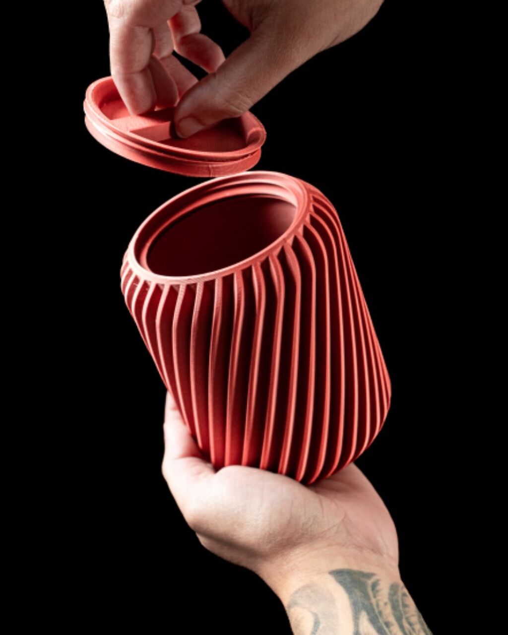 Ridged Storage Container