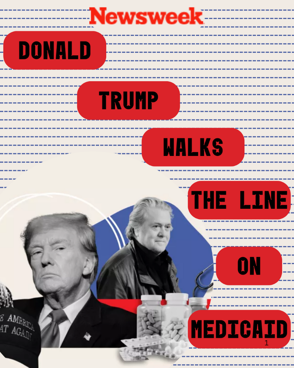 Donald Trump Walks the Line on Medicaid