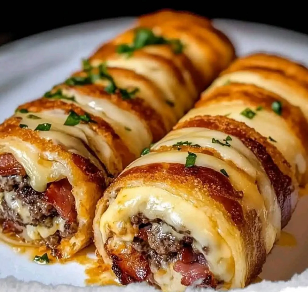Bacon Cheeseburger Rollups