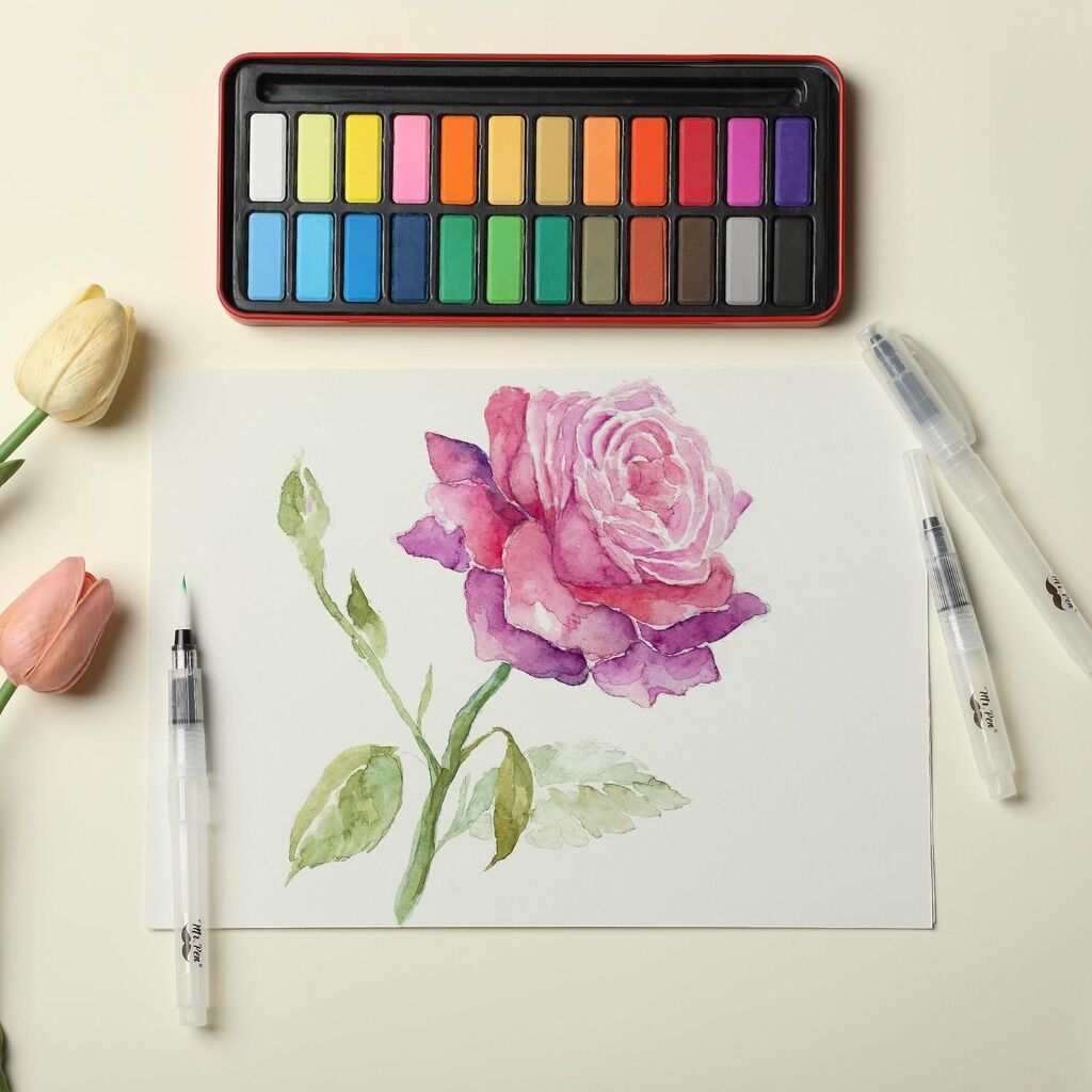  Watercolor Brush Pens