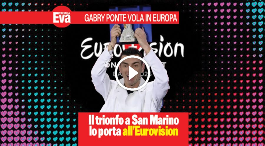 Gabry Ponte sensazionale dopo Sanremo conquista l'Eurovision