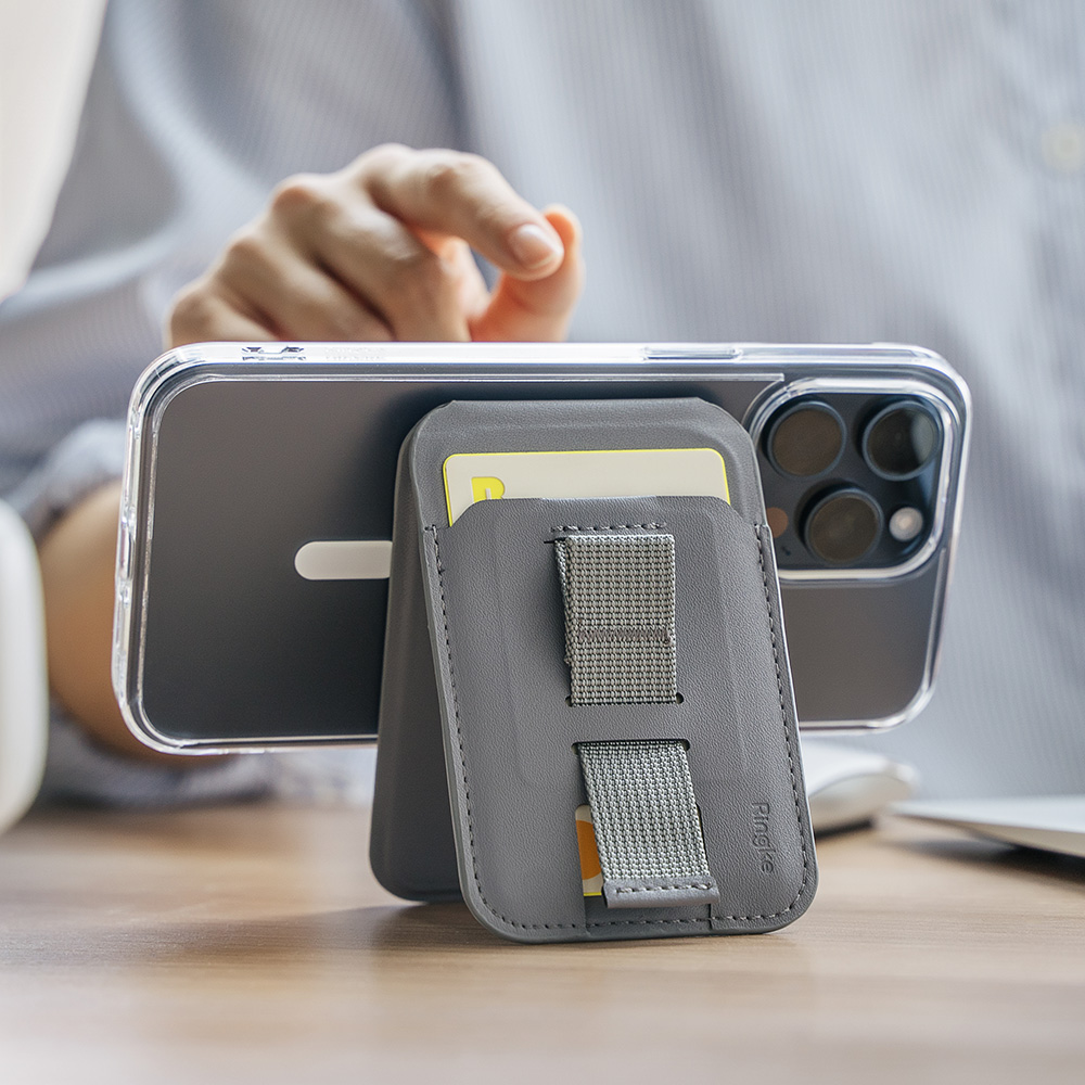 Stand Grip Wallet Magnetic