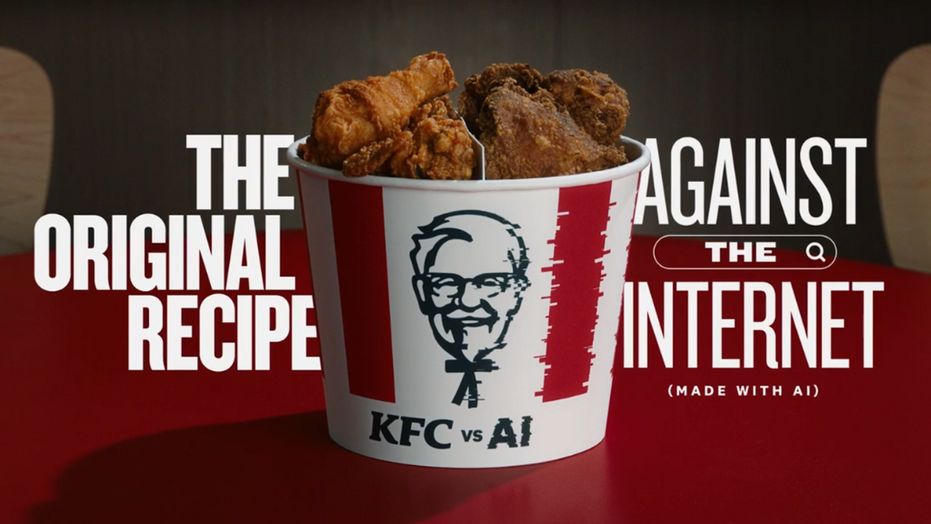 KFC fried chicken battles an AI recipe in blind taste test