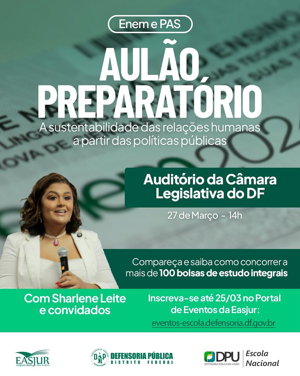 Aul&atilde;o Preparat&oacute;rio - PAS e Enem