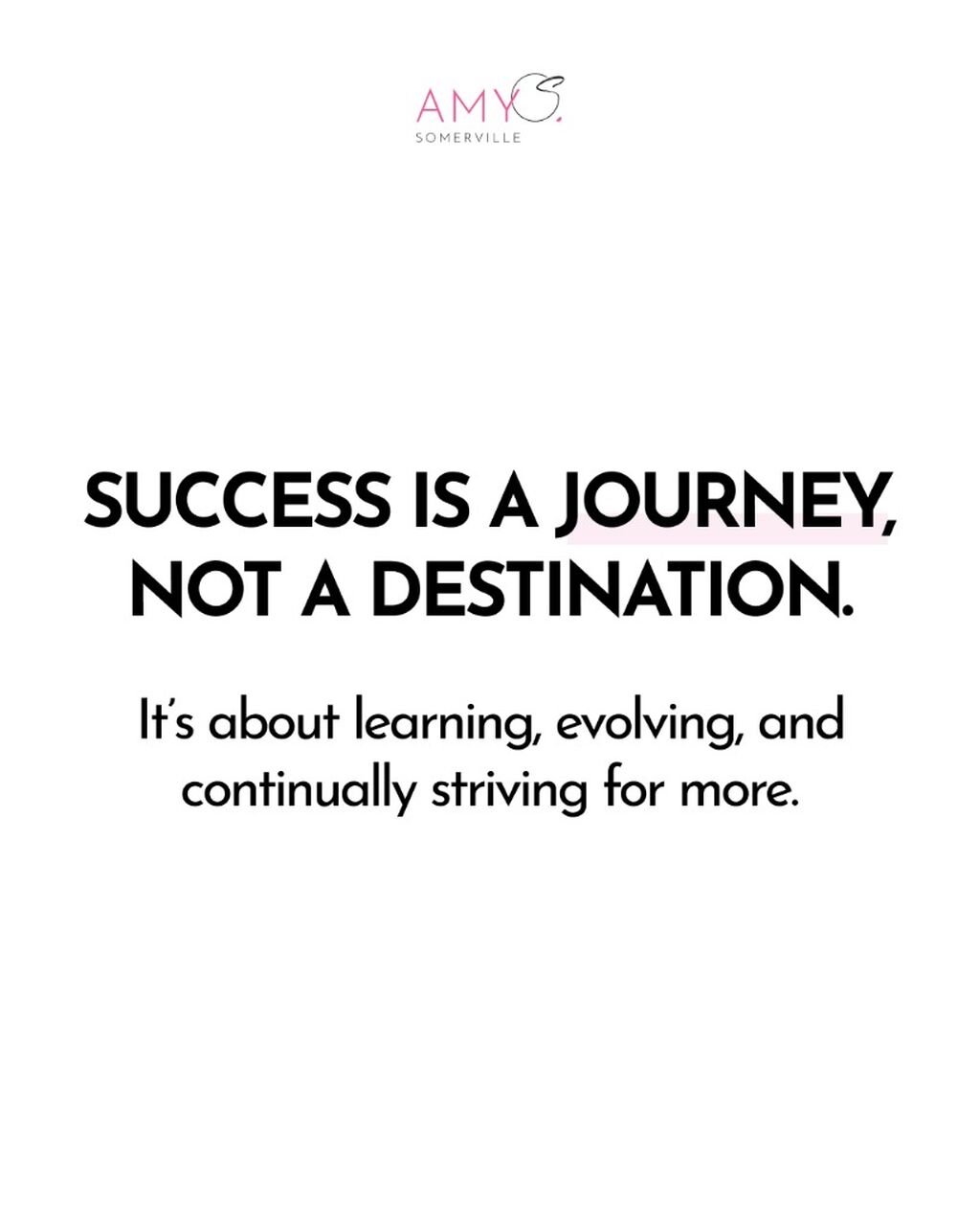 success is a journey