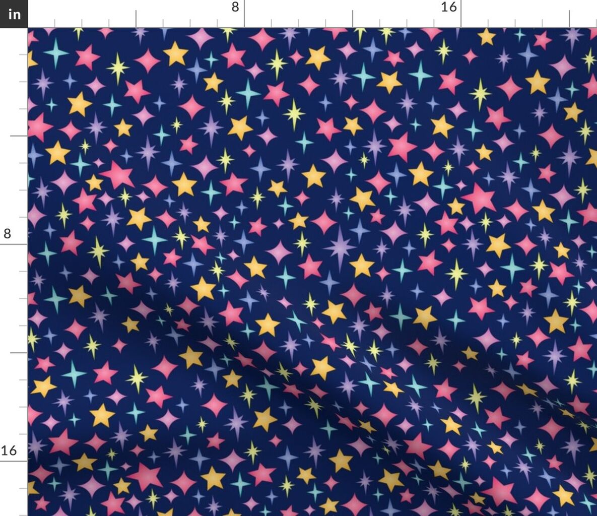 Stardust Fabric | Spoonflower