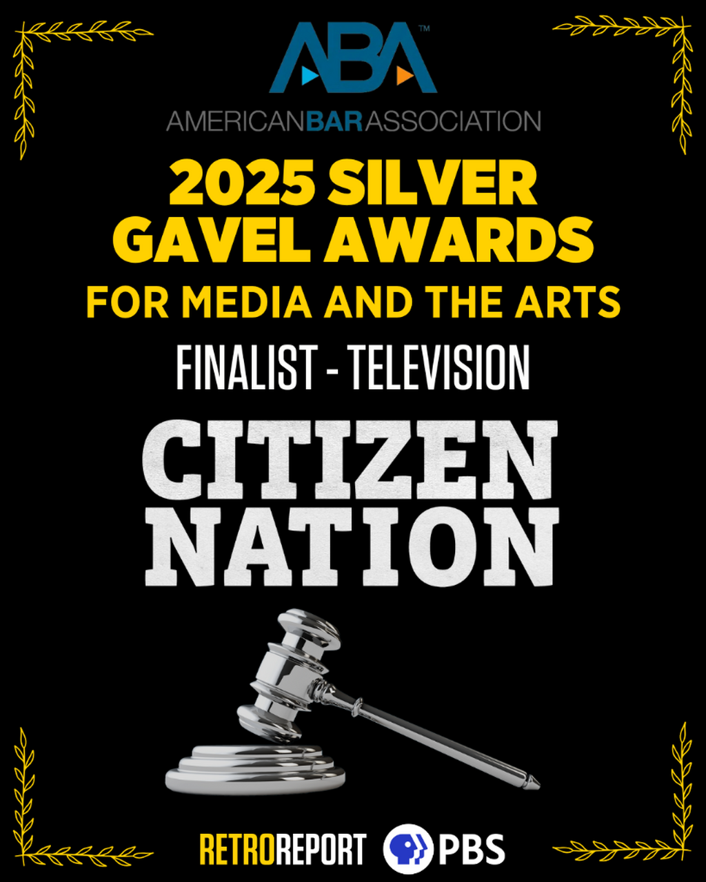 Citizen Nation Named Finalist in ABA'S Silver Gavel Awards 