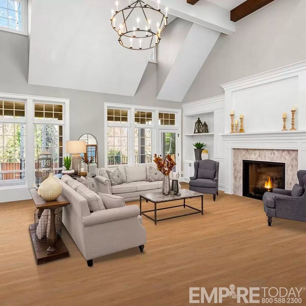 Experience the charm of a real wood look with laminate flooring