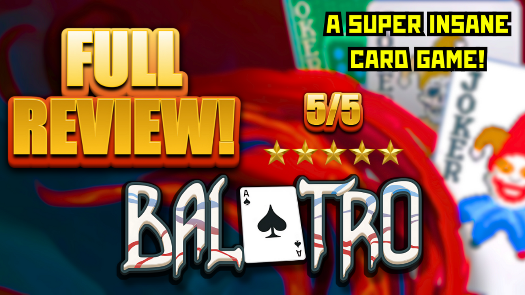 Balatro FULL REVIEW -  A Highly Addictive Rogue Deckbuilder