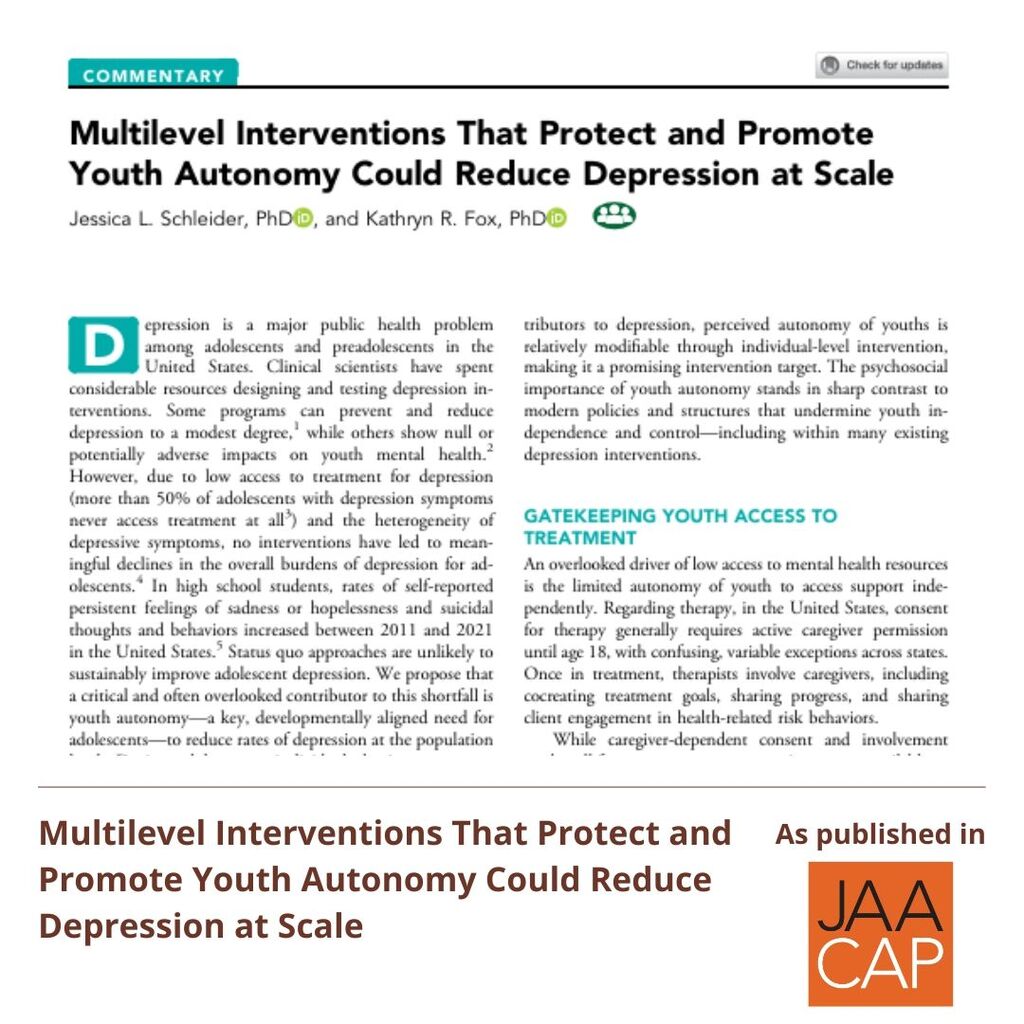 JAACAP 0325 Multilevel Interventions That Protect 