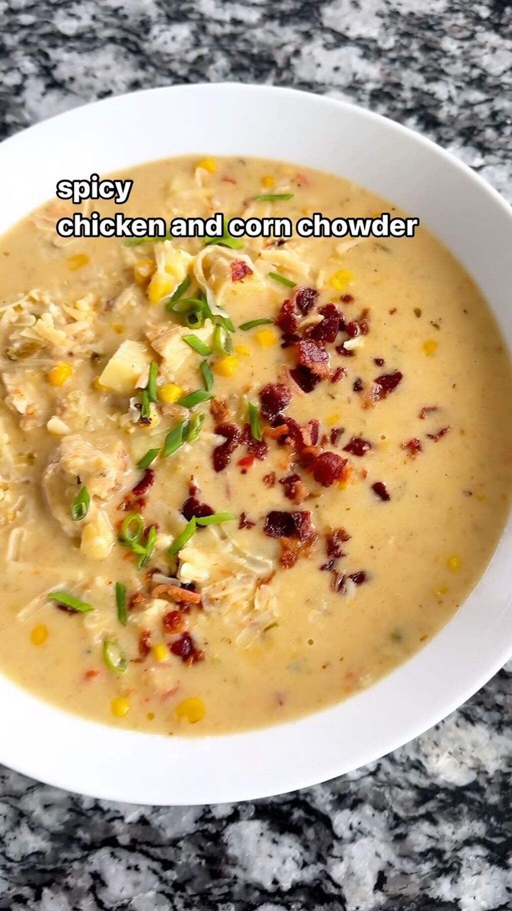 Spicy Chicken + Corn Chowder
