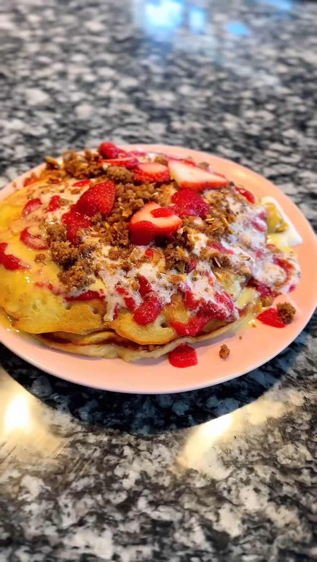 Strawberry Shortcake Pancakes