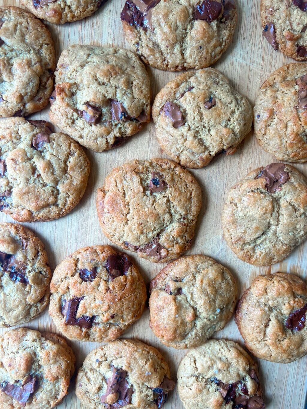 Vegan Peanut Butter Chocolate Chip Cookies by Yossy Arefi