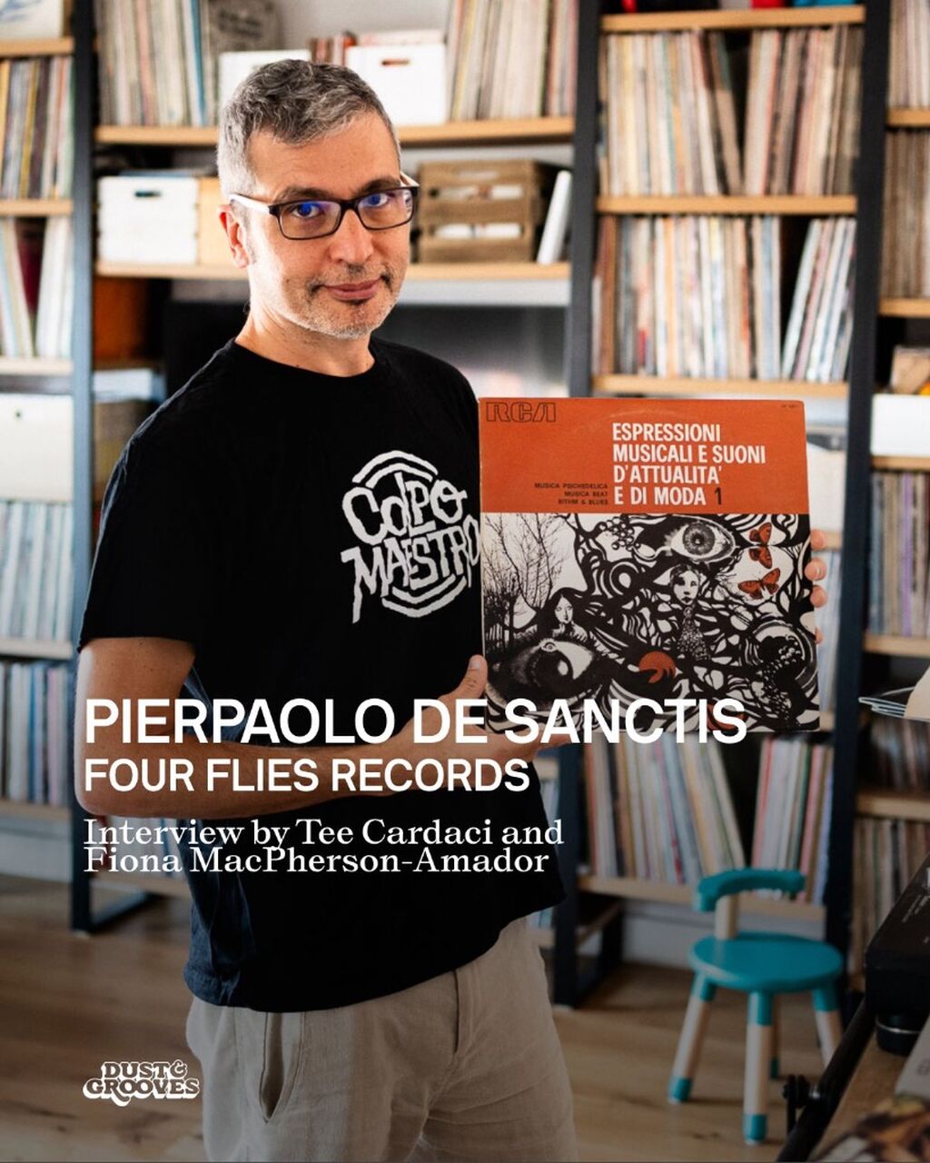 Pierpaolo De Sanctis - Four Flies Records - Interview by Tee Cardaci and Fiona MacPherson-Amador