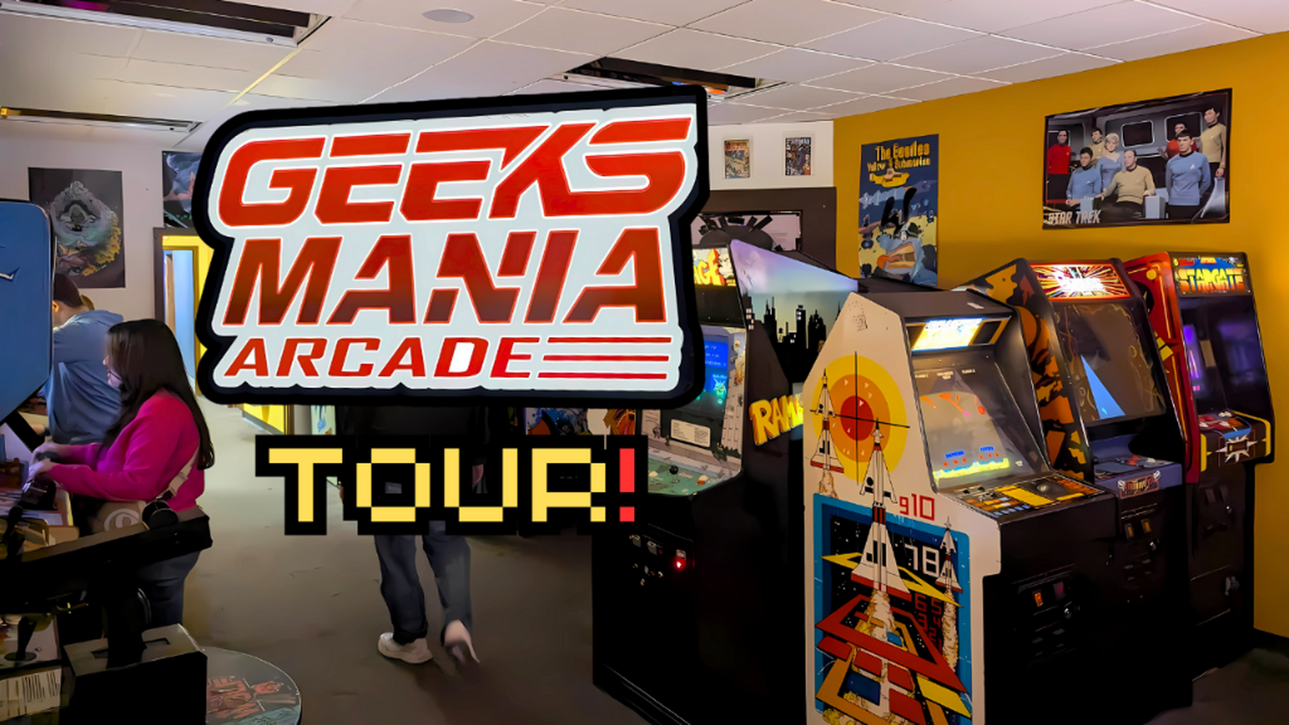 World&rsquo;s LARGEST X-Men Arcade & More! Geeks Mania Arcade Tour 👾