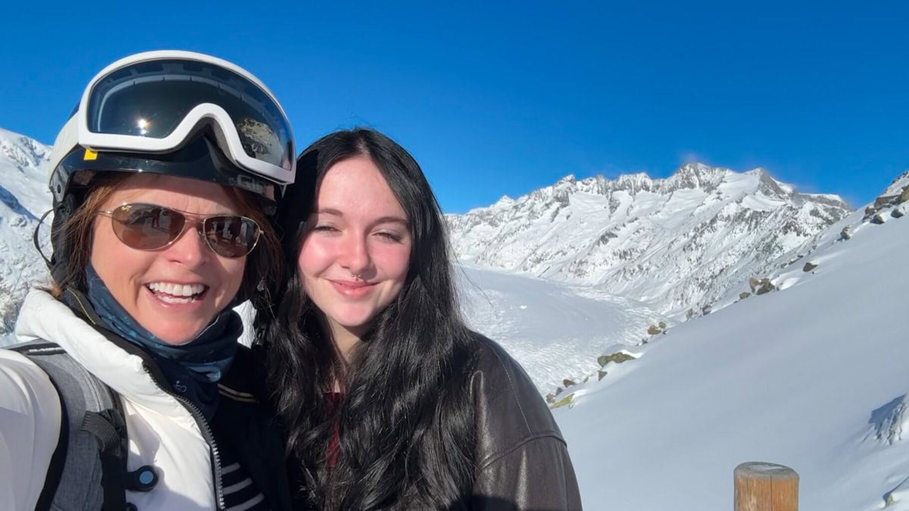 Voyage de ski en Suisse, dans le Valais (m&egrave;re-fille et... fromage) 