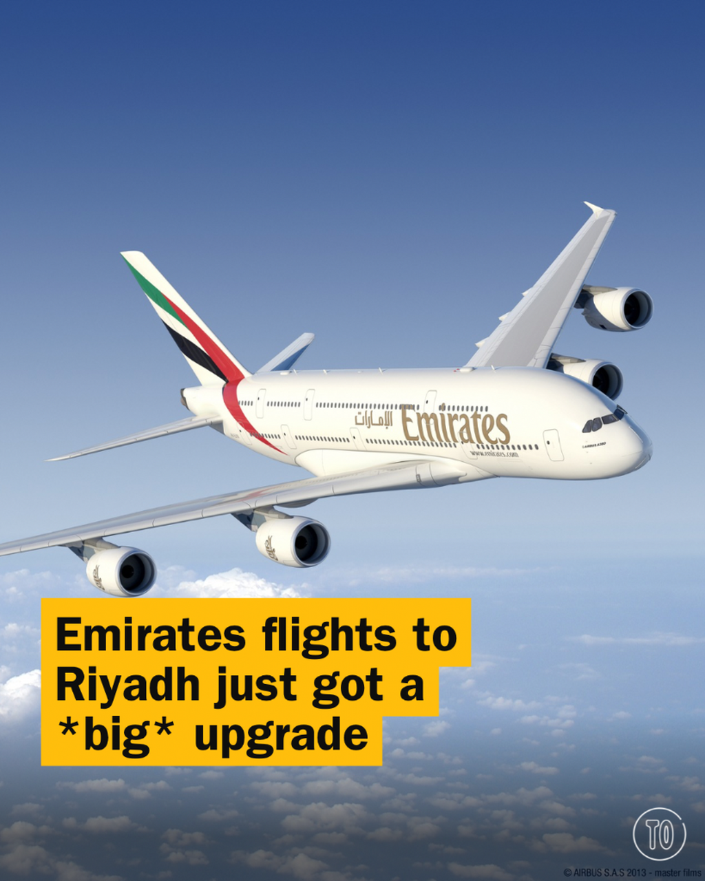 Emirates flights to Riyadh just got a big upgrade