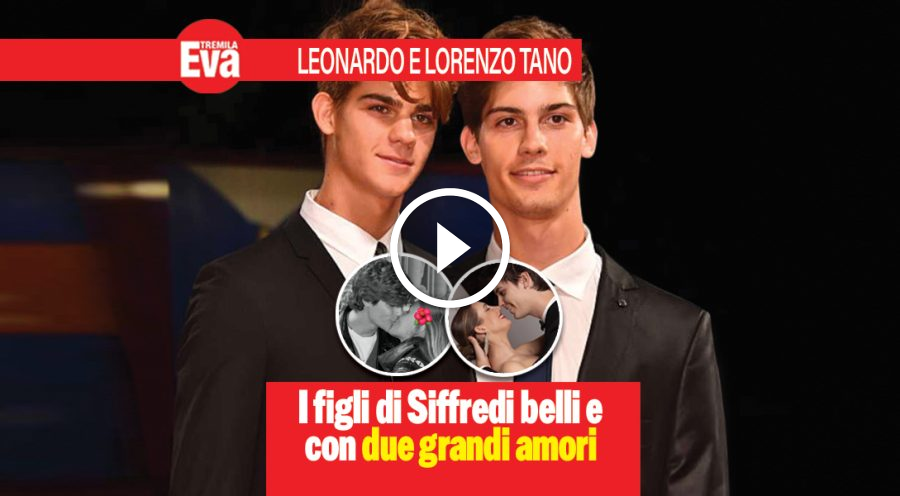 Lorenzo e Leonardo Tano, i figli di Siffredi sono innamorati