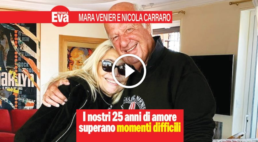 Mara Venier e Carraro, 25 anni d'amore e non arrendersi mai