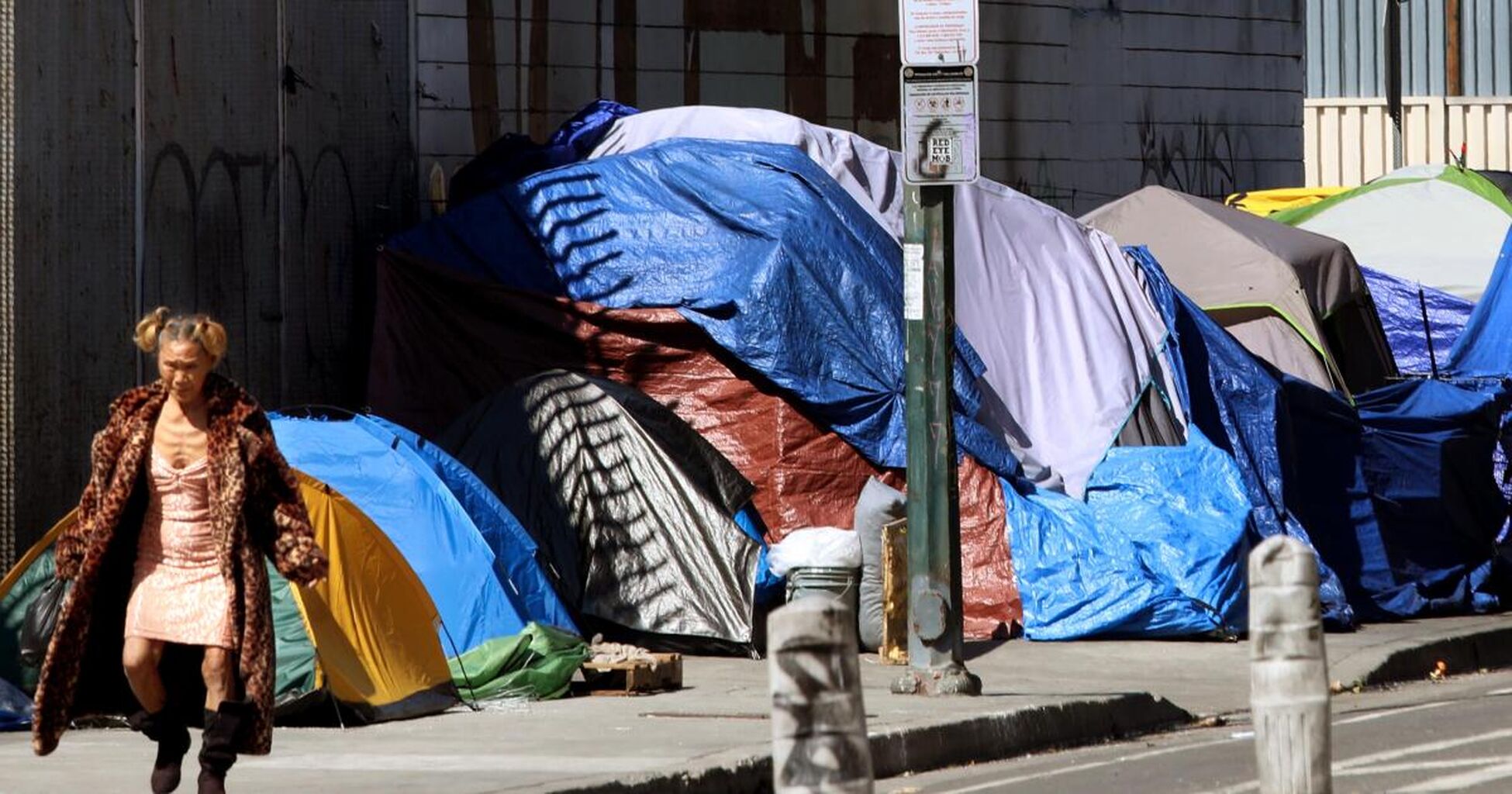 Unsheltered homelessness projected to be down over much of L.A. County