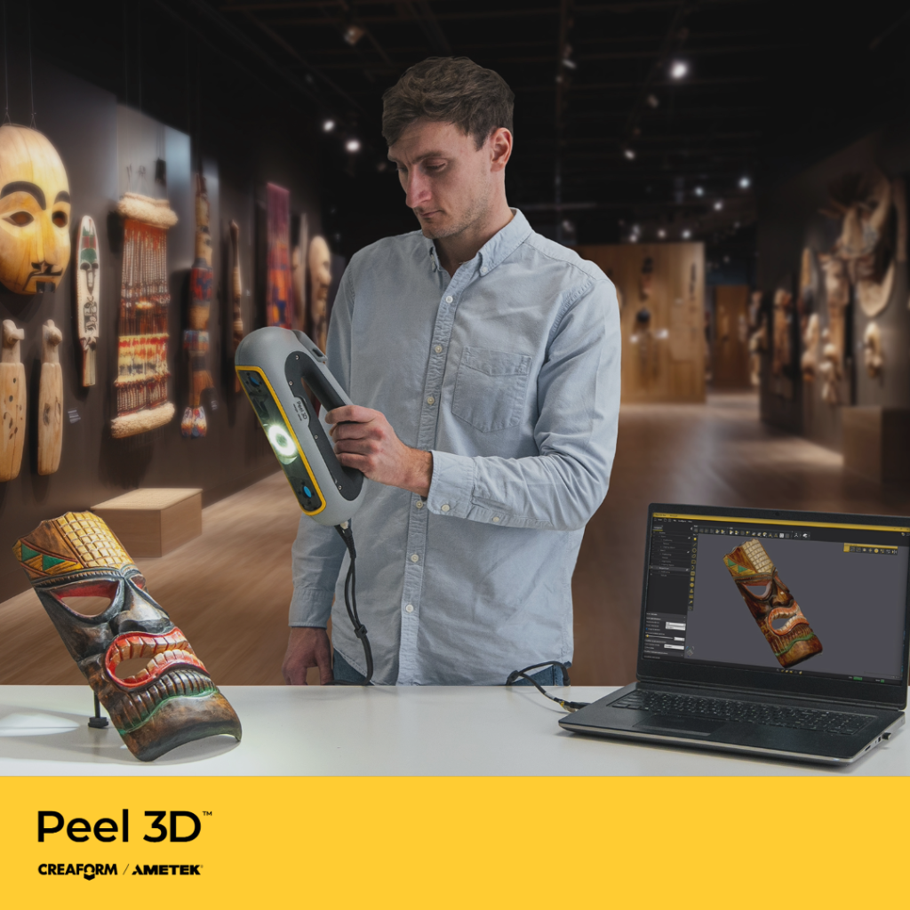 Peel 3: Affordable 3D scanning package for 3D printing and digital archiving