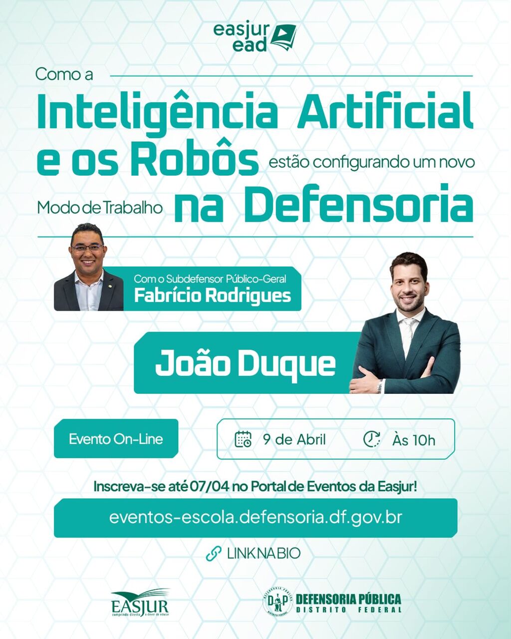 Evento - Jo&atilde;o Duque - IA