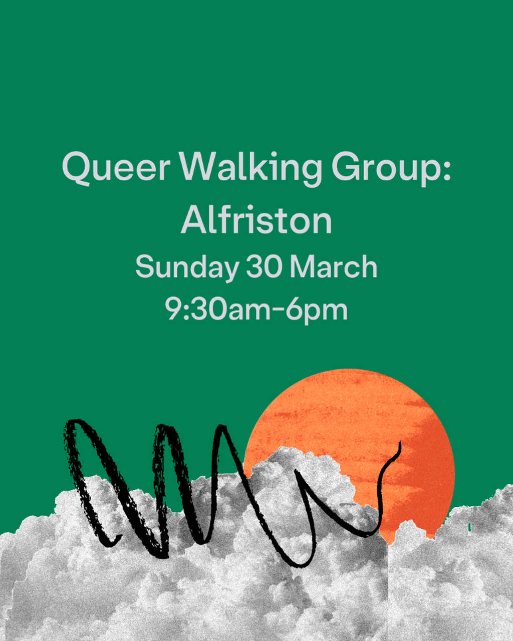 Queer Walking Group - 30 March 2025