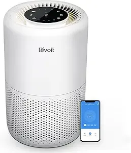 Smart Air Purifier | HEPA Filter, WiFi Control, Ultra-Quiet, Covers 916 ft&sup2;