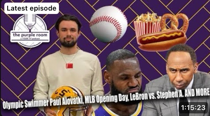 The Purple Room | Olympic Swimmer Paul Alovatki, MLB Opening Day, Lebron vs. Stephen A and more 