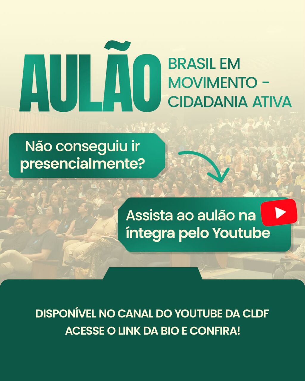 Aul&atilde;o Brasil em Movimento - Ao Vivo - CLDF