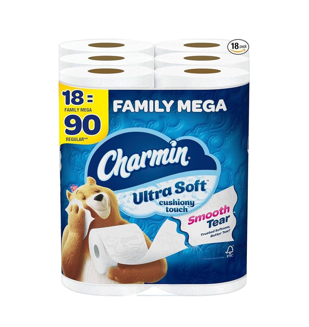 Charmin Toilet Paper Ultra Soft Cushiony Touch