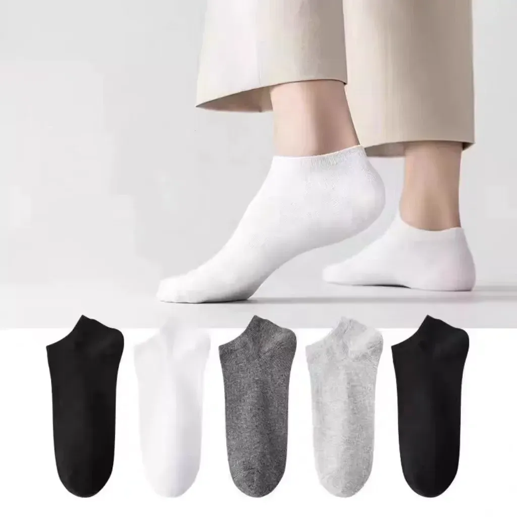 Kaos kaki 5Pasang/10Pasang Semata Kaki Polos Kaus Kaki Ankle Dewasa Pendek