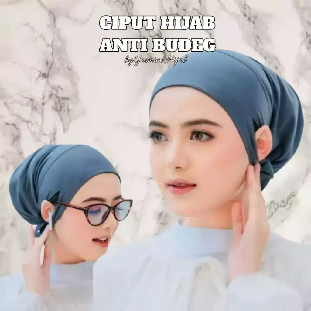 Ciput Hijab Lubang Kping Anti Budeg Bahan Kaos Premium/inner hijab/ciput arab