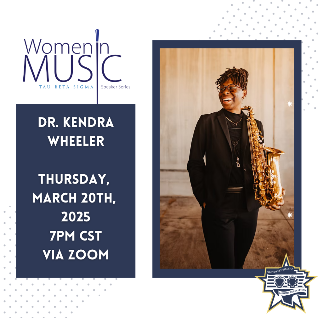 Women in Music with Dr. Kendra Wheeler - Recording!