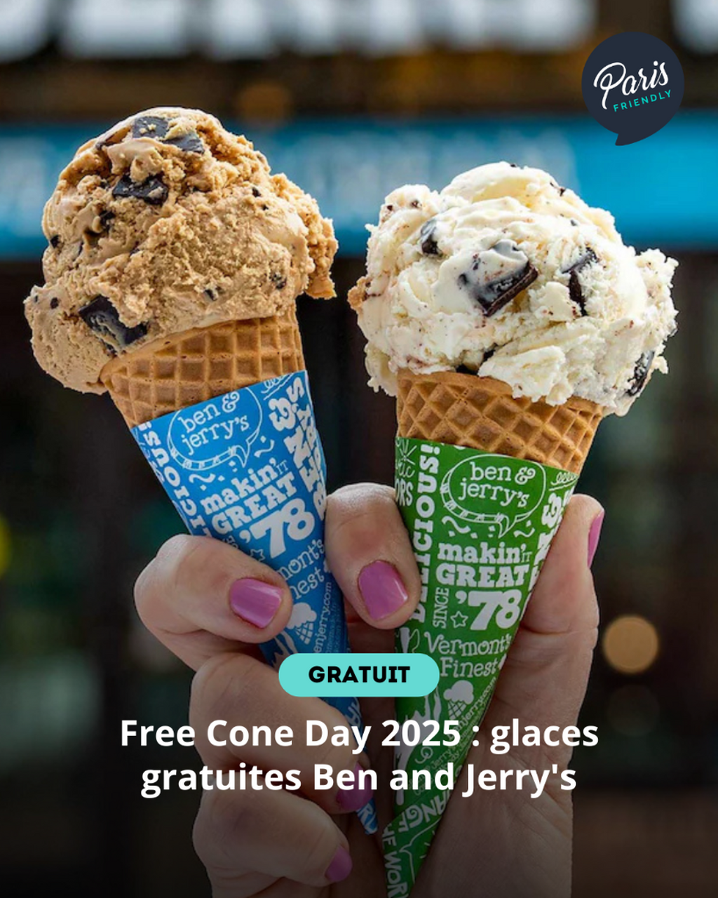 Free Cone Day 2025, glaces gratuites Ben and Jerry