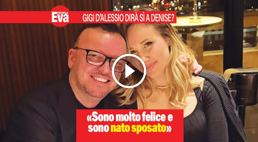 Gigi D'Alessio, felicit&agrave; con Denise Esposito. Presto il s&igrave;?