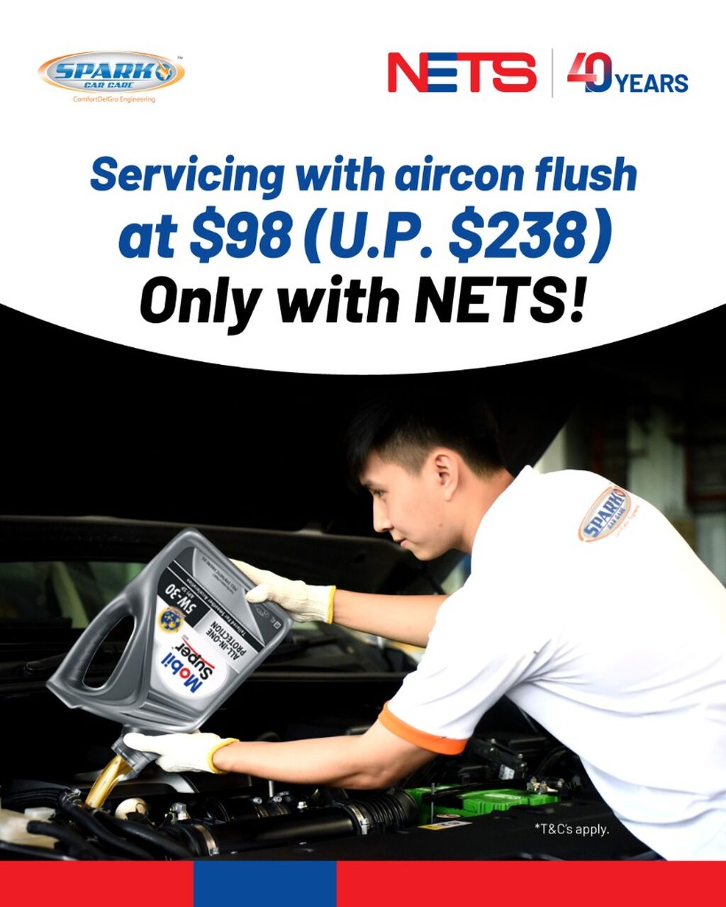 NETS x SPARK Car Care Promo