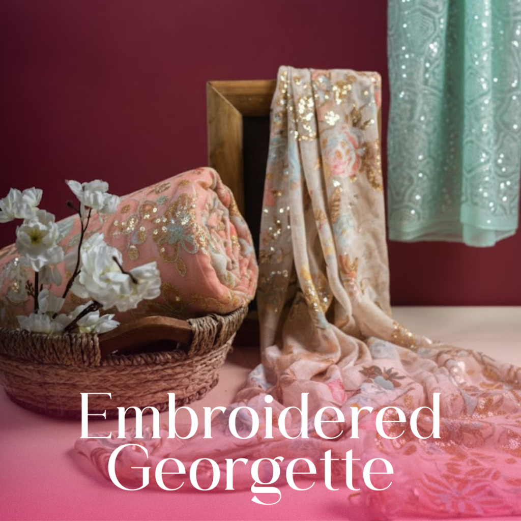 Embroidered Georgette
