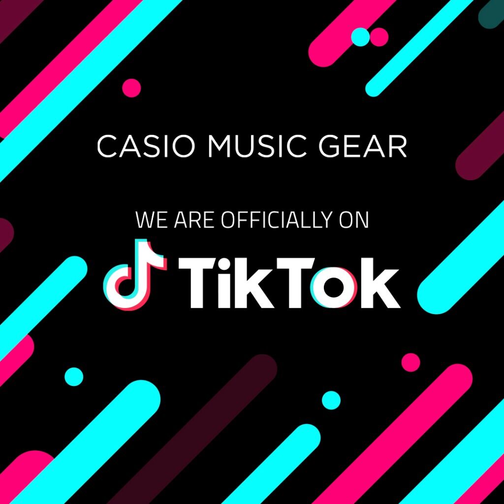 CASIO MUSIC GEAR IS ON TIKTOK!