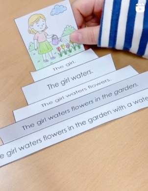 A*List Worksheet Download - Sentence Builder