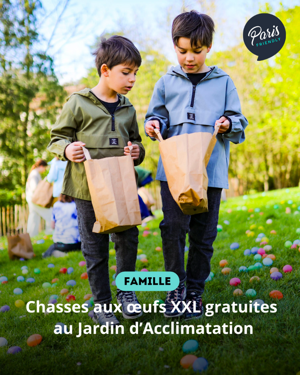 Chasses aux &oelig;ufs XXL gratuites au Jardin d&rsquo;Acclimatation