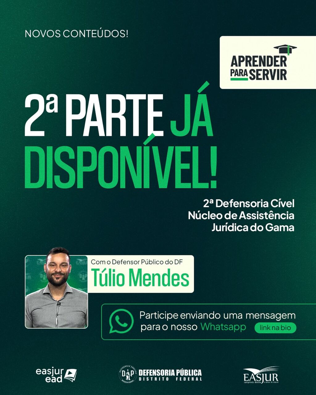 2&ordf; Parte - Aprender para Servir - 2&ordf; DEF-CIV-GAMA