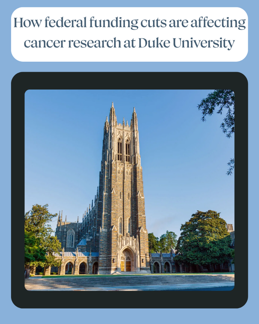 How federal funding cuts are affecting cancer research at Duke University